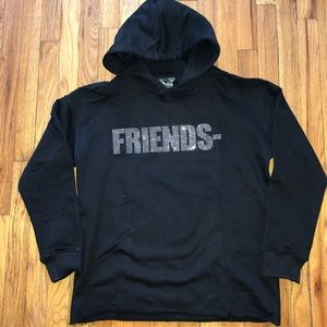 Vlone Friends Swarovski Hoodie Brand New-M